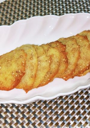 米粉で胡麻のチュイール-レシピのメイン写真