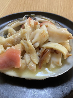 ホッキ貝のにんにくバターマカ醤油炒め-レシピのメイン写真