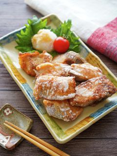 しっとりふっくら♪ぶりの竜田揚げ-レシピのメイン写真
