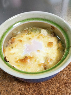 春キャベツとツナのトースター目玉焼き-レシピのメイン写真