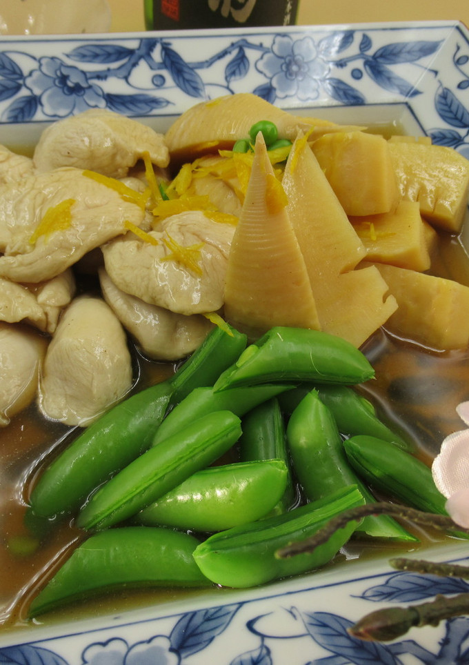 生筍と鶏ささみの炊き合わせ-レシピのメイン写真