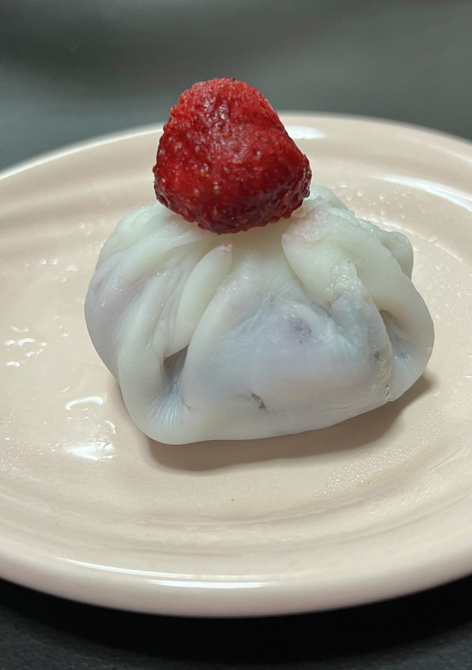 米粉活用　簡単フルーツ大福（イチゴ編）-レシピのメイン写真