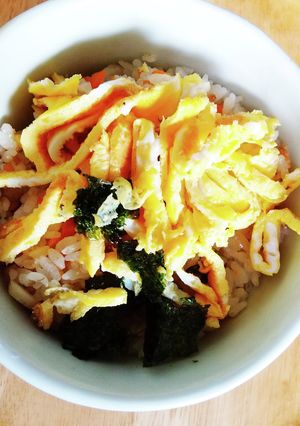 炊き込みご飯でチラシ寿司-レシピのメイン写真