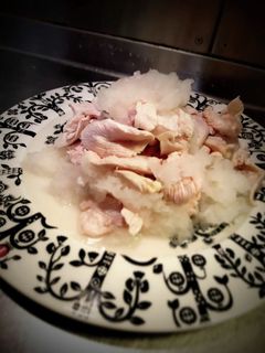 鶏肉のみぞれ和え!❨(@≧↺≦@)❩wノ-レシピのメイン写真