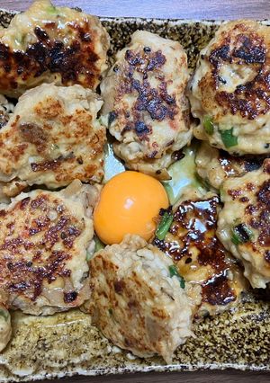 #牛蒡と蓮根きんぴらが残ったら！鶏つくね-レシピのメイン写真