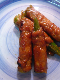 オクラの肉巻き 和風仕立て-レシピのメイン写真