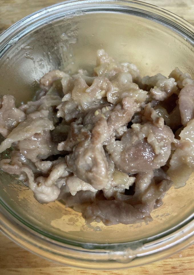 我が家の豚コマと玉ねぎの味噌炒め-レシピのメイン写真