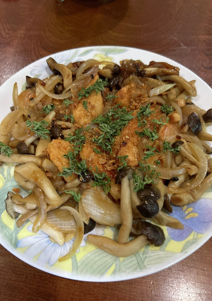 鮭の照り焼きバター炒め-レシピのメイン写真