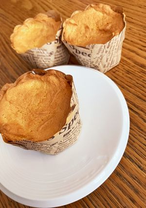 ノンオイル米粉フワフワカップケーキ-レシピのメイン写真