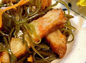 切り昆布の煮物（野菜入りさつま揚げ）-レシピのメイン写真