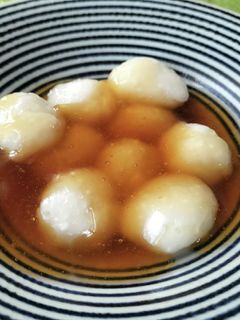 カフェスウィーツ白玉のみたらし風♪-レシピのメイン写真