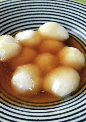 カフェスウィーツ白玉のみたらし風♪-レシピのメイン写真