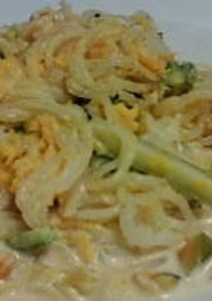 かぼちゃのクリームパスタ-レシピのメイン写真
