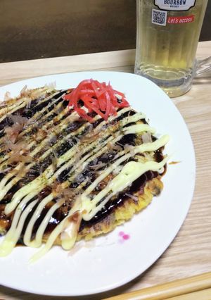 米粉活用＆オートミールのお好み焼き-レシピのメイン写真