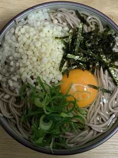 気合い釜玉うどん(そば)-レシピのメイン写真