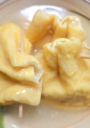 春?を感じる巾着の和風あんかけ-レシピのメイン写真