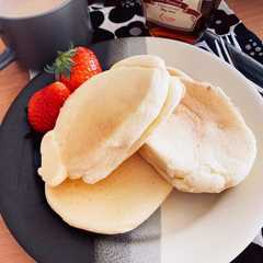 รูปของ 米粉活用　ふわふわ♡スフレパンケーキ