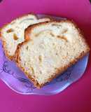 簡単米粉パウンドケーキ（白桃缶詰）