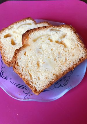 簡単米粉パウンドケーキ（白桃缶詰）-レシピのメイン写真