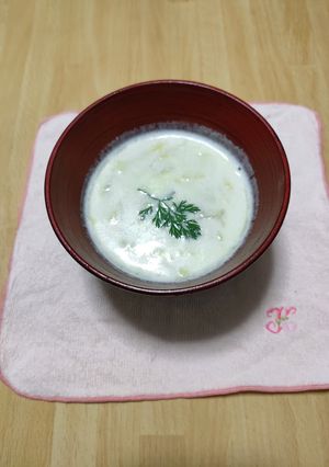 米粉で変身！味噌スープ-レシピのメイン写真