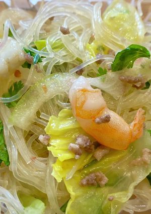 春キャベツと新玉ねぎたっぷりヤムウンセン-レシピのメイン写真