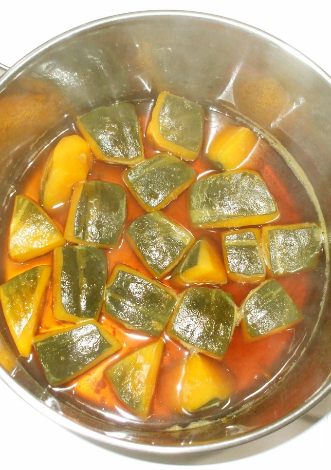 基本のかぼちゃ煮♪疲れに簡単漢方薬膳-レシピのメイン写真