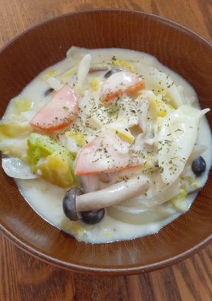 ☆根菜＆きのこ＆葉野菜☆の米粉クリーム煮-レシピのメイン写真