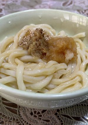生醤油うどん　手打ちうどん固めざらざら-レシピのメイン写真