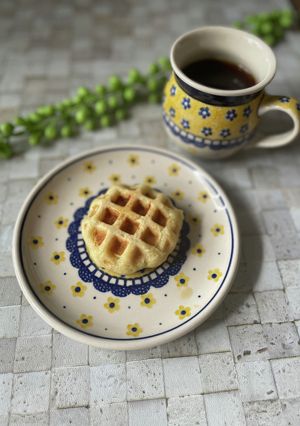 カリもち！米粉と豆腐のワッフル-レシピのメイン写真