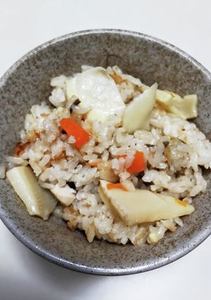 旬を味わいましよ～♪筍の炊き込みご飯-レシピのメイン写真