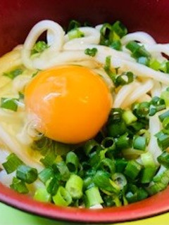 *私流・超簡単釜玉うどん*-レシピのメイン写真