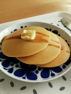 やさしい味♪米粉のもちもちパンケーキ-レシピのメイン写真