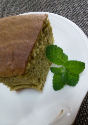0お米の粉・抹茶シフォンケーキ-レシピのメイン写真