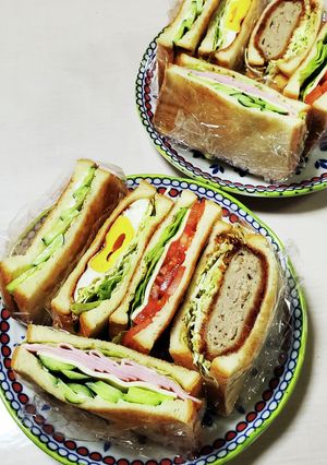 春ピクニックに焼きサンド-レシピのメイン写真