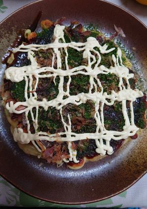 九条ねぎ入りお好み焼き-レシピのメイン写真