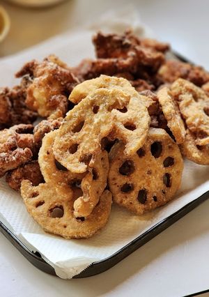 サクサクれんこんの唐揚げ-レシピのメイン写真