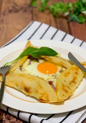 パリパリもっちり♡米粉のガレット-レシピのメイン写真