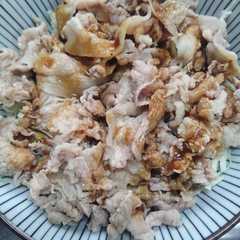 簡単ヘルシーゴツ盛り肉丼-レシピのメイン写真