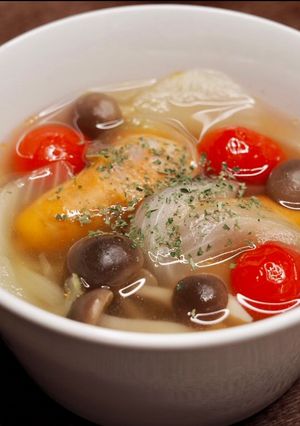 新玉ねぎとウインナーのコンソメスープ-レシピのメイン写真