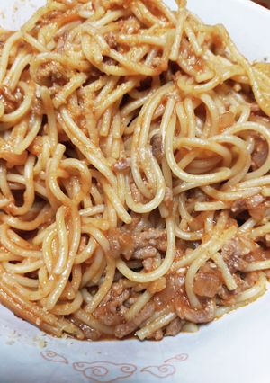 旧型ホットクックでミートスパゲティ-レシピのメイン写真