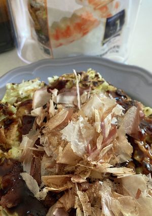 少ない材料で米粉お好み焼き-レシピのメイン写真