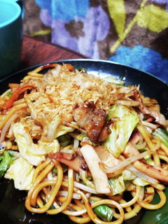 我が家の鉄板焼きそば-レシピのメイン写真