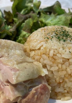 【炊飯器】簡単シンガポールチキンライス-レシピのメイン写真
