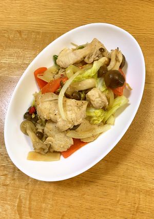 鶏胸肉のちゃんちゃん焼き-レシピのメイン写真