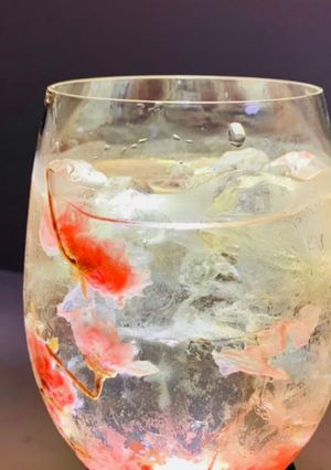 桜の花のハイボール♪-レシピのメイン写真