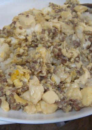 牛そぼろ豆腐丼♩・”　●）-レシピのメイン写真