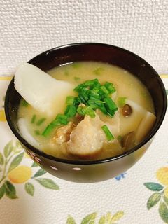 米粉でもっちもち!大分の味だんご汁-レシピのメイン写真