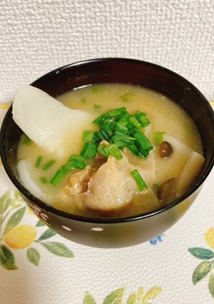 米粉でもっちもち！大分の味だんご汁-レシピのメイン写真