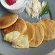 ミキサーで混ぜる米粉の栄養パンケーキ
