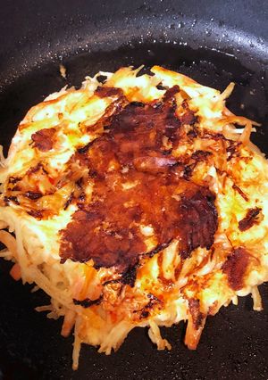 米粉で旨チーズキムチヂミ-レシピのメイン写真
